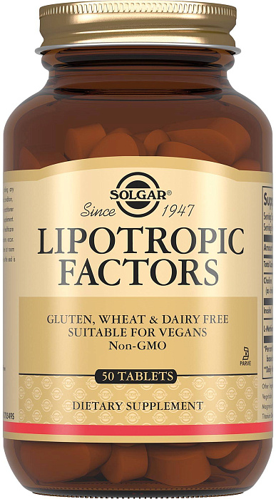 Солгар Липотропный фактор, таблетки, 50 шт.