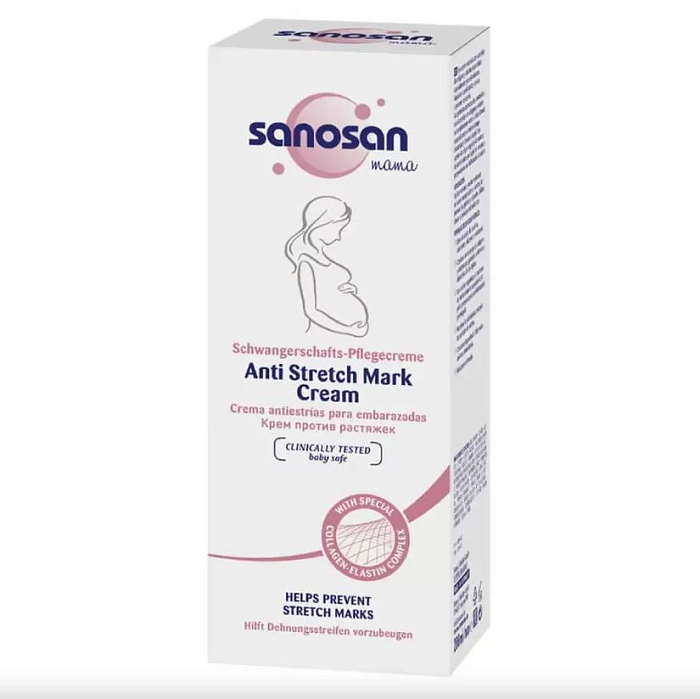 Sanosan Mama, крем от растяжек, 200 мл
