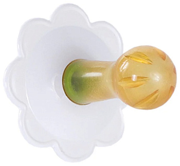 Соска-пустышка латексная Ромашка, 1 шт.