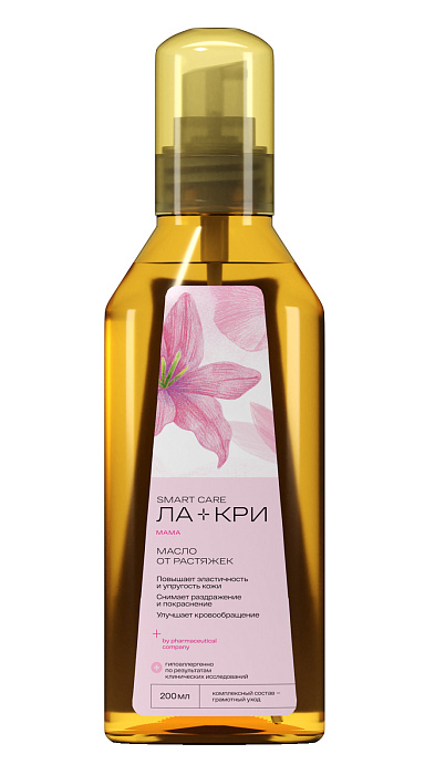 Ла-Кри Мама, масло для профилактики растяжек, 200 мл