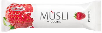 Мюсли, батончик (клубника в йогурте), 30 г