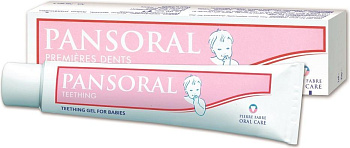Пансорал Первые зубы, гель для полости рта, туба 15 мл