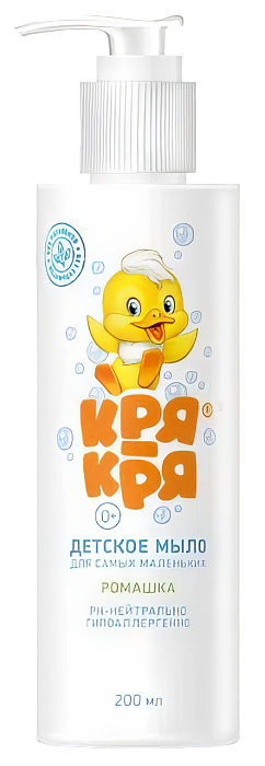 Кря-Кря, жидкое мыло детское (ромашка), 200 мл