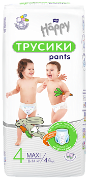 Подгузники-трусики Белла Хэппи Макси (8-14 кг), 44 шт.