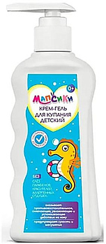 Мапсики, детский крем-гель для купания с пантенолом, 250 мл