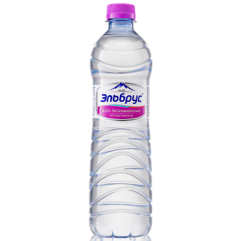 Эльбрус, вода минеральная негазированная 0,5 л