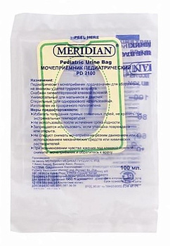Мочеприемник педиатрический Меридиан PD2100 100 мл 