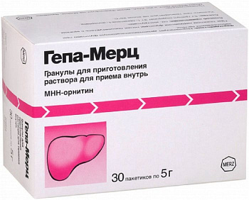 Гепа-Мерц, гранулы в пакетиках по 3 г, 30 шт. 