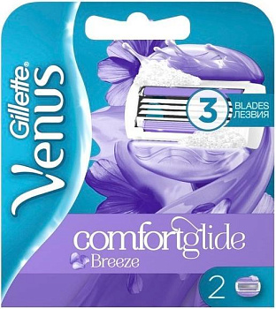 Gillette Venus Breeze, кассеты для станка, 2 шт.