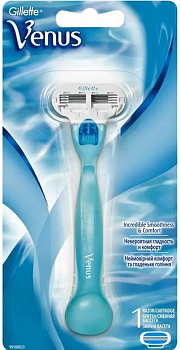 Gillette Venus, бритва+Кассета для станка, 1 шт.