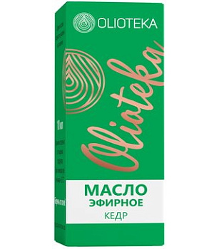OLIOTEKA, масло кедра эфирное, 10 мл