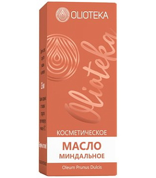 OLIOTEKA, масло миндальное косметическое, 25 мл