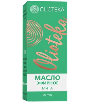 OLIOTEKA, масло мяты эфирное, 10 мл