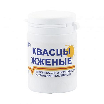 Квасцы жженые, присыпка для устранения потливости, флакон 50 г
