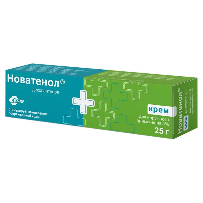 Новатенол, крем 5%, туба 25 г 