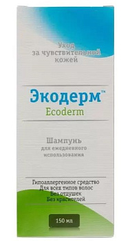 Экодерм, шампунь для ежедневного использования, 150 мл