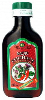 Масло репейное с красным перцем, 100 мл
