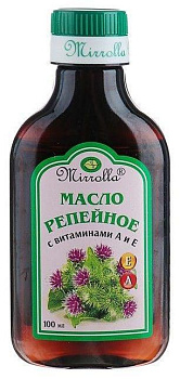 Репейное масло с витаминами А и Е, 100 мл