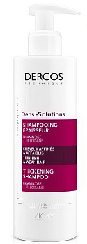 Vichy dercos densi-solutions уплотняющий шампунь 250 мл