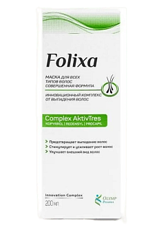 Folixa, маска для всех типов волос 200 мл