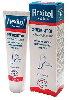 Flexitol, бальзам для стоп, туба 56 г