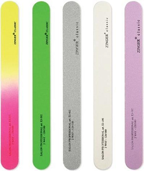 Зингер, пилка для ногтей мягкая EJ-20, 1 шт.