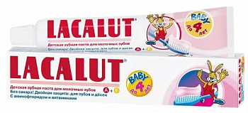 Лакалют Baby, зубная паста для молочных зубов (до 4 лет), 50 мл