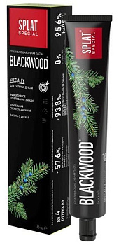 Сплат Special Black wood, зубная паста 75 мл, 1 шт.