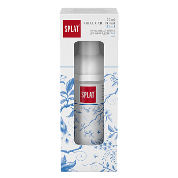 Сплат, пенка зубов и десен мята 2 в 1 50 мл, 1 шт.