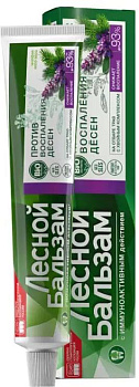 Лесной бальзам, зубная паста при воспалении десен (шалфей/алоэ-вера), 75 мл