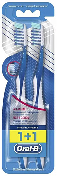 ORAL-B ProExpert Все в одном 40, зубная щетка средней жесткости, 2 шт.