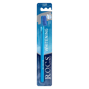 Rocs, зубная щетка Отбеливающая средней жесткости