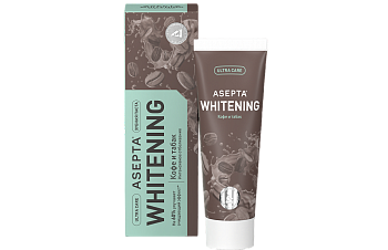 Асепта Plus кофе и табак, зубная паста, 75 мл