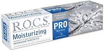 Rocs Pro Moisturizing, увлажняющая зубная паста, 100 мл (135 гр)