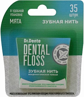 Фото Dr.Dente, зубная нить с ароматом мяты, 35 шт. Фото Dr.Dente, зубная нить с ароматом мяты, 35 шт.