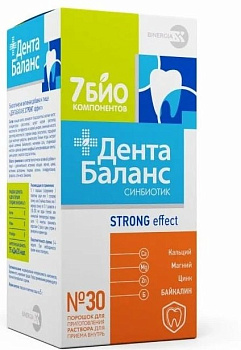ДентаБаланс Стронг эффект пор д/приг р-ра д/внут прим пак 5 г х30