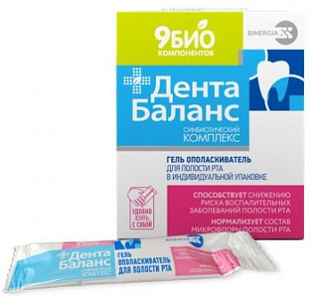 ДентаБаланс гель ополаскиватель д/полости рта пак 7 мл х30