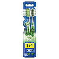 Фото Oral-B Био 40 Зубная щетка средняя жесткость, 2 шт. Фото Oral-B Био 40 Зубная щетка средняя жесткость, 2 шт.