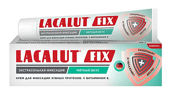 Лакалют Fix крем для фиксации протезов (мятный вкус), 70 г