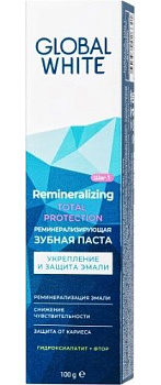 Global White, зубная паста реминерализирущая, 100 г