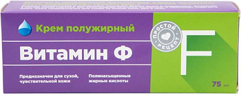 «Простой рецепт», крем Витамин Ф полужирный, 75 мл