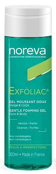 Норева Эксфолиак гель для лица и тела мягкий очищающий 200 мл