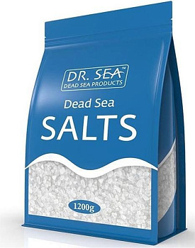Dr. Sea, соль Мертвого моря для ванн 1200 г