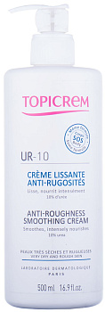 Topicrem UR-10, крем для огрубевшей кожи смягчающий, 500 мл, 1 шт.