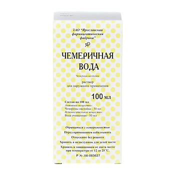 Чемеричная вода, раствор 100 мл 