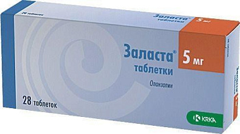 Заласта, таблетки 5 мг, 28 шт. 