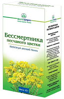Фото Бессмертника песчаного цветки, 35 г Фото Бессмертника песчаного цветки, 35 г