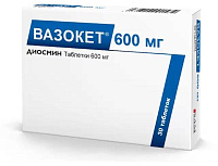 Фото Вазокет, таблетки 600 мг, 30 шт.