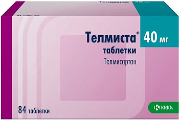 Телмиста, таблетки 40 мг, 84 шт. 