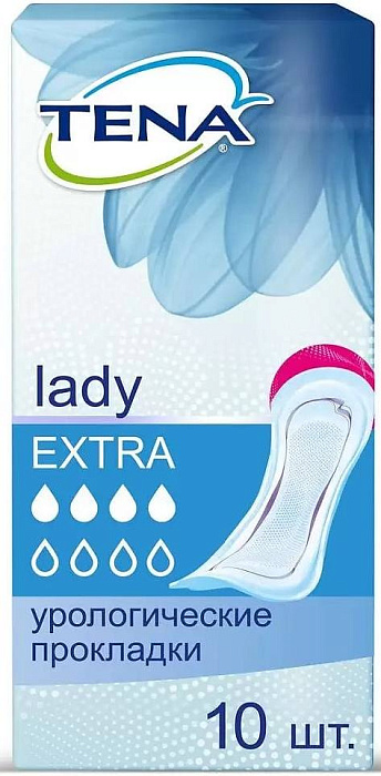 Тена Lady экстра, прокладки урологические, 10 шт.